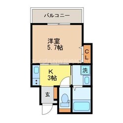 アミティ磨屋通りの物件間取画像